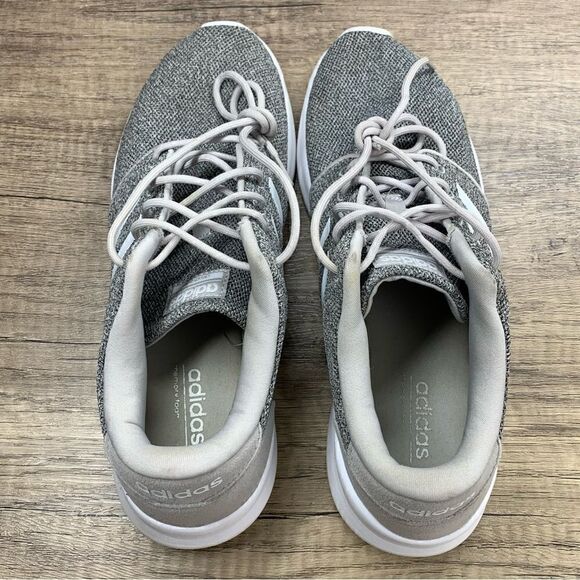 Adidas~Women’s~Cloudfoam QT Racer Gray  Running Sneakers~Gray~Size 9.5 - Picture 6 of 8